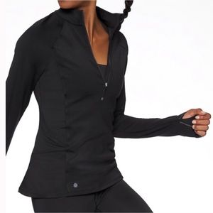 Athleta Never Worn Run Free Half Zip Top